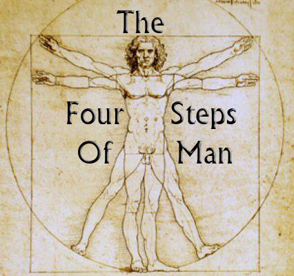 The 4 steps of man